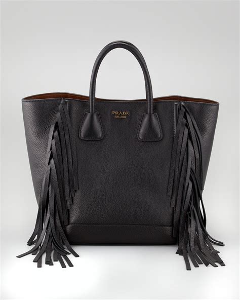 prada fringe tote handbag bag|prada tote bag transparent.